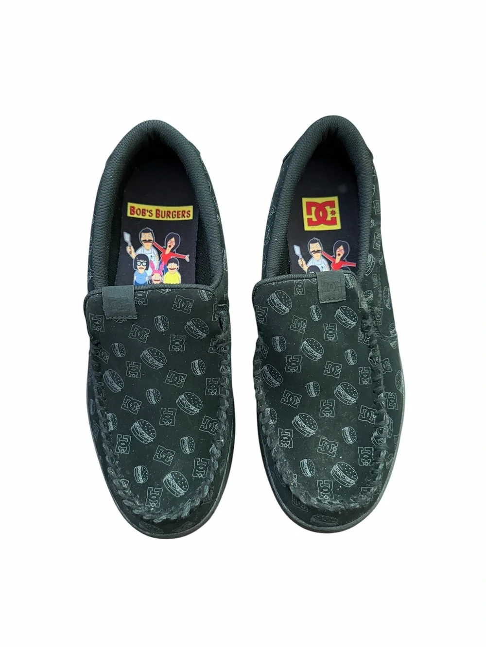 DC x Bob’s Burgers Villain 2 Slip-On Shoes Men’s 11 Black Limited Edition
